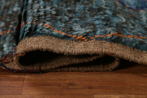 Thick Plush Modern Moroccan Berber 3x10 Runner Rug Handmade Wool Carpet - Picture 12 of 12