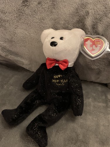 TY Beanie Baby - COUNTDOWN the Bear (Internet Excl) (7, 6, 5, 4 version) (8.5 in - Bild 5 von 6