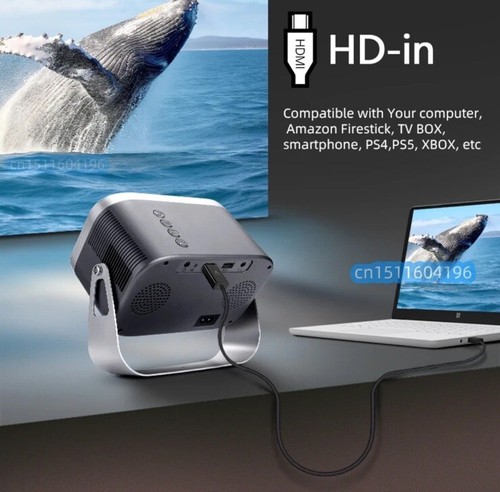 Mini Projektor AUN A003 Beamer 4K WIFI Smart TV SNYC, home cinema and on the go - Bild 10 von 18
