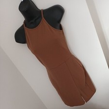 Plt Strappy nude Dress Size 10 Short Pretty Little Thing Sleeveless Mini 8 small