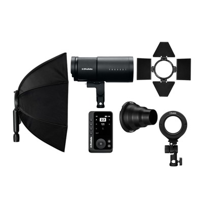 Profoto B10X Plus Off-Camera Flash with Clic Softobox Octa with Accessory Bundle
