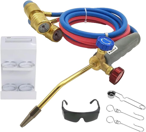 Propane Oxygen Torch Kit with Pressure Meter for Gas Welding & MAPP Use - Picture 9 of 12