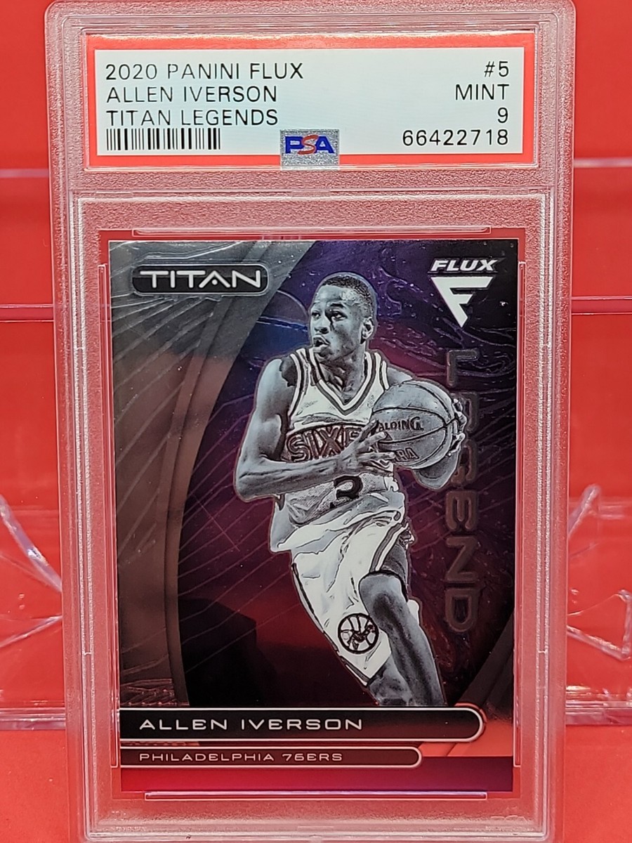 PSA9 ALLEN IVERSON NBA Panini 2013-14 CRUSADE GREEN 5/5 5枚
