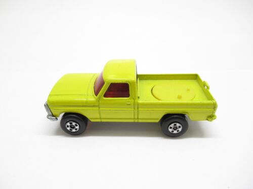 MATCHBOX SUPERFAST #57 FORD RANGER WILD LIFE TRUCK YELLOW