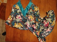 Vintage Victoria's Secret Gold Label Camisole Short Lingerie Set
