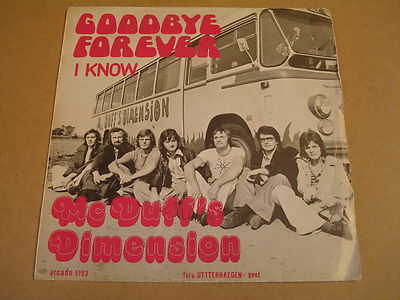 45T SINGLE WITH AUTOBUS CAR COVER/ Mc DUFF's DIMENSION - GOODBYE FOREVER