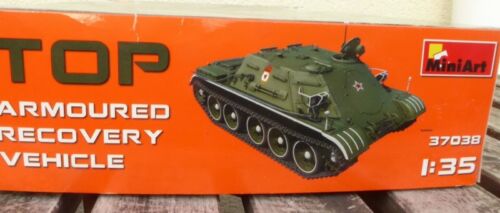 Miniart 37038-1/35 Kit di Costruzione T 34 Veicolo Corazzato Recupero Serbatoio - Foto 2 di 2