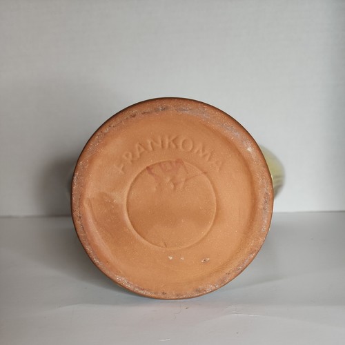 Vtg Frankoma Pottery Desert Gold 237 7" Pod Vase, Sticker Mid Century Modern - Picture 9 of 18