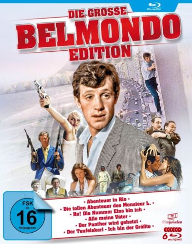 Die große Belmondo-Edition (u.a. Abenteuer in Rio, Monsieur L., Der Te (Blu-ray) - Zdjęcie 1 z 3