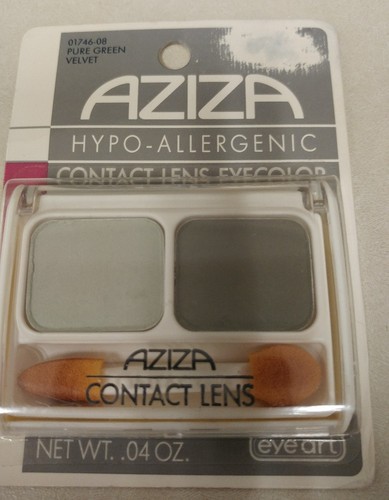 Vintage Lidschatten! Aziza Hypoallergene Kontaktlinsen Augenfarbe! Unikat alter Artikel! - Bild 3 von 5