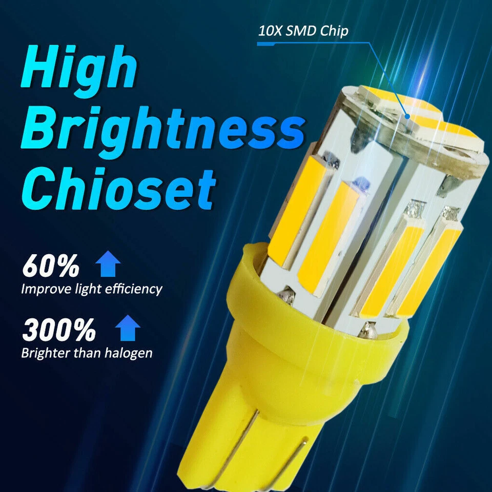 Lâmpada LED âmbar amarela marcador frontal 1968-1981 Oldsmobile Delta 88 - Imagem 3 de 4