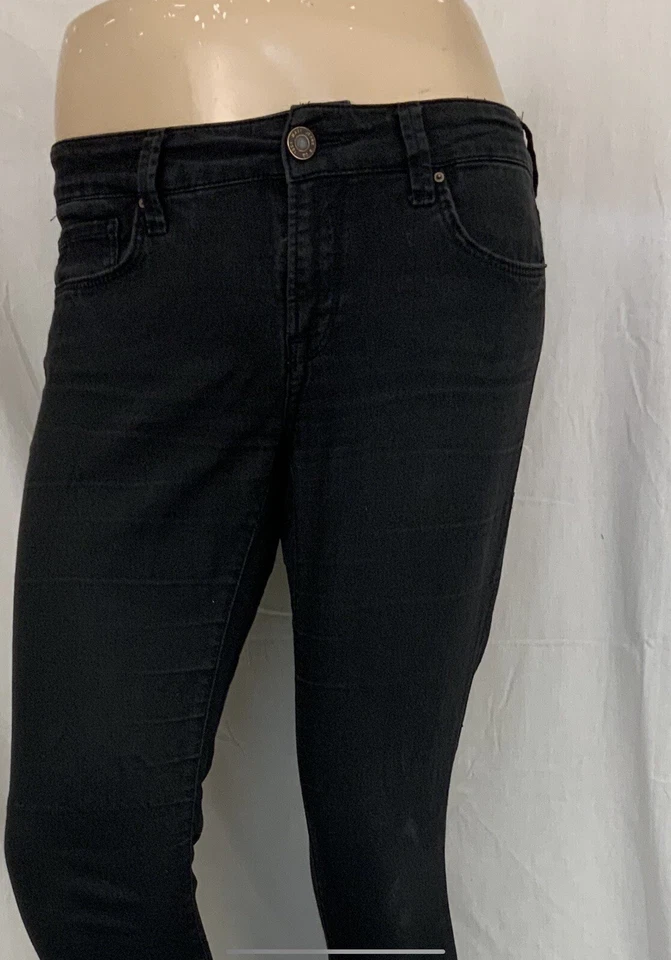 Mavi Jeans Sz 28 Alexa Black Cotton Poly Mid-Rise Super Skinny YGI O1-100 - Image 3 of 4