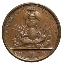 FRANCIA LUIS XIV Medalla  - LOUIS XIV Médaille Prise de Puigcerda 1678 