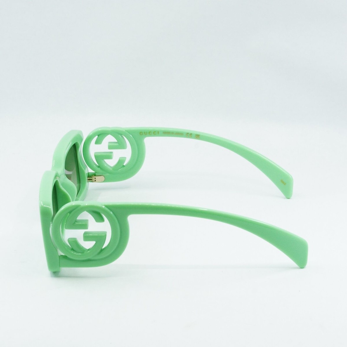 Final Price! Gucci GG1325S 004 Green Sunglasses New GUCCI GG1325S 004 Green/Green Gradient 54-19-140  main image 4