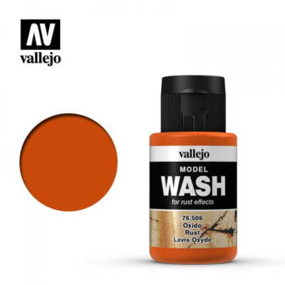 VALLEJO 76506 MODEL WASH - RUST 35ml (Acrylic Weathering Effect)