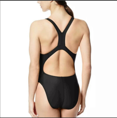 Speedo 競泳水着 ブラック　サイズ24 Speedo Competitive Solid Black ProLT One Piece Swimsuit Women's