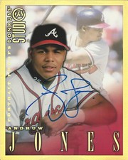 Andruw Jones Atlanta Braves Autographed 8