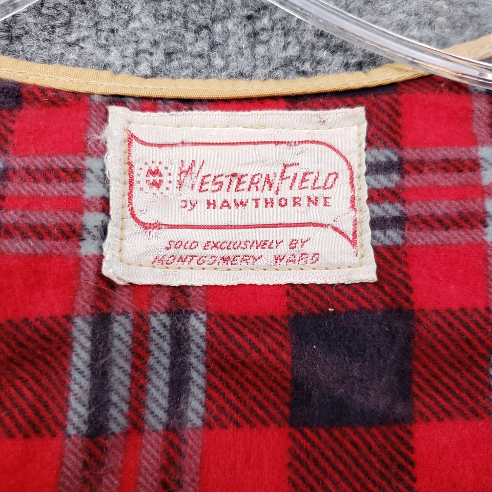 Westernfield By Hawthorne Vest Mens Small Brown Vintage Gun Shooting Hunting - Image 3 of 4