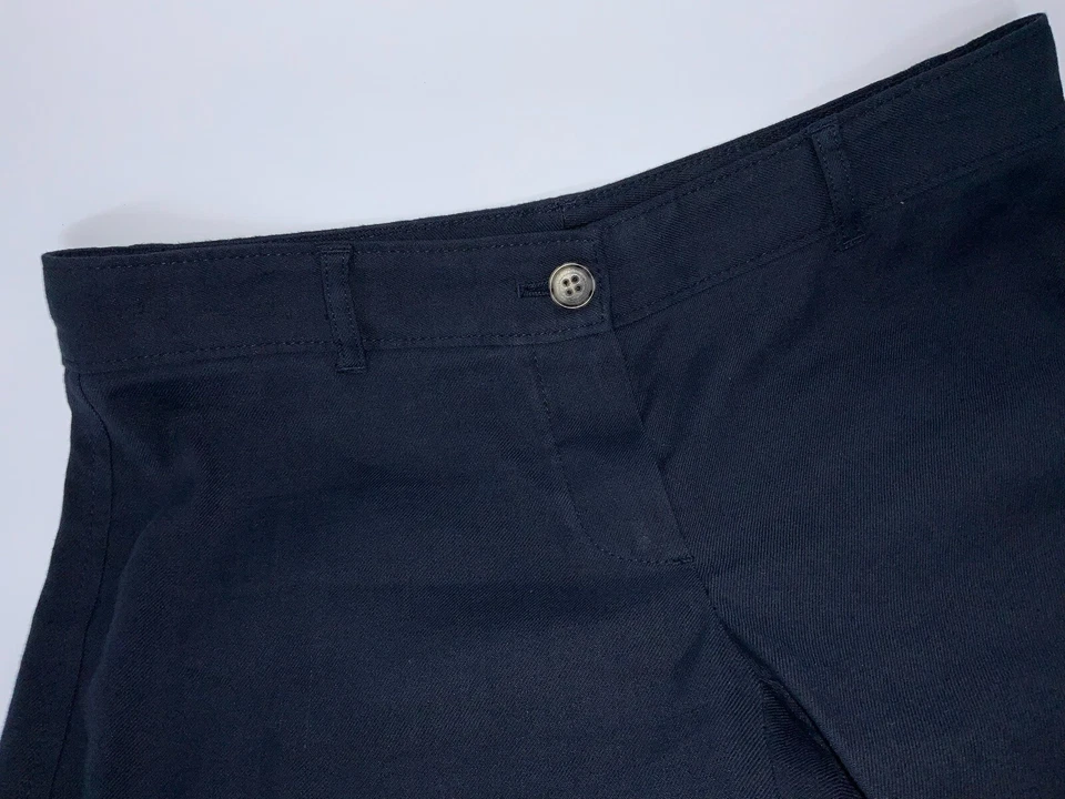 Pantalones Cortos Theory Bermudas Para Hombre Talla 0 Azul Marino Lino Algodón Spandex LNWOT YGI C2-401 Foto 3 de 4