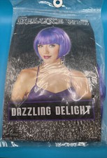 Adult Deluxe wig Ombr  Purple Blue Mermaid Short Bob Halloween Flapper