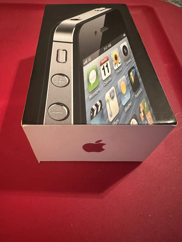 (1 Usado) Apple iPhone 4, Negro, Solo Estuche. Sin teléfono. (OR4) Foto 3 de 4