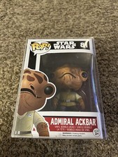 Funko Pop Star Wars  Admiral Ackbar #81 w/ Pop Protector