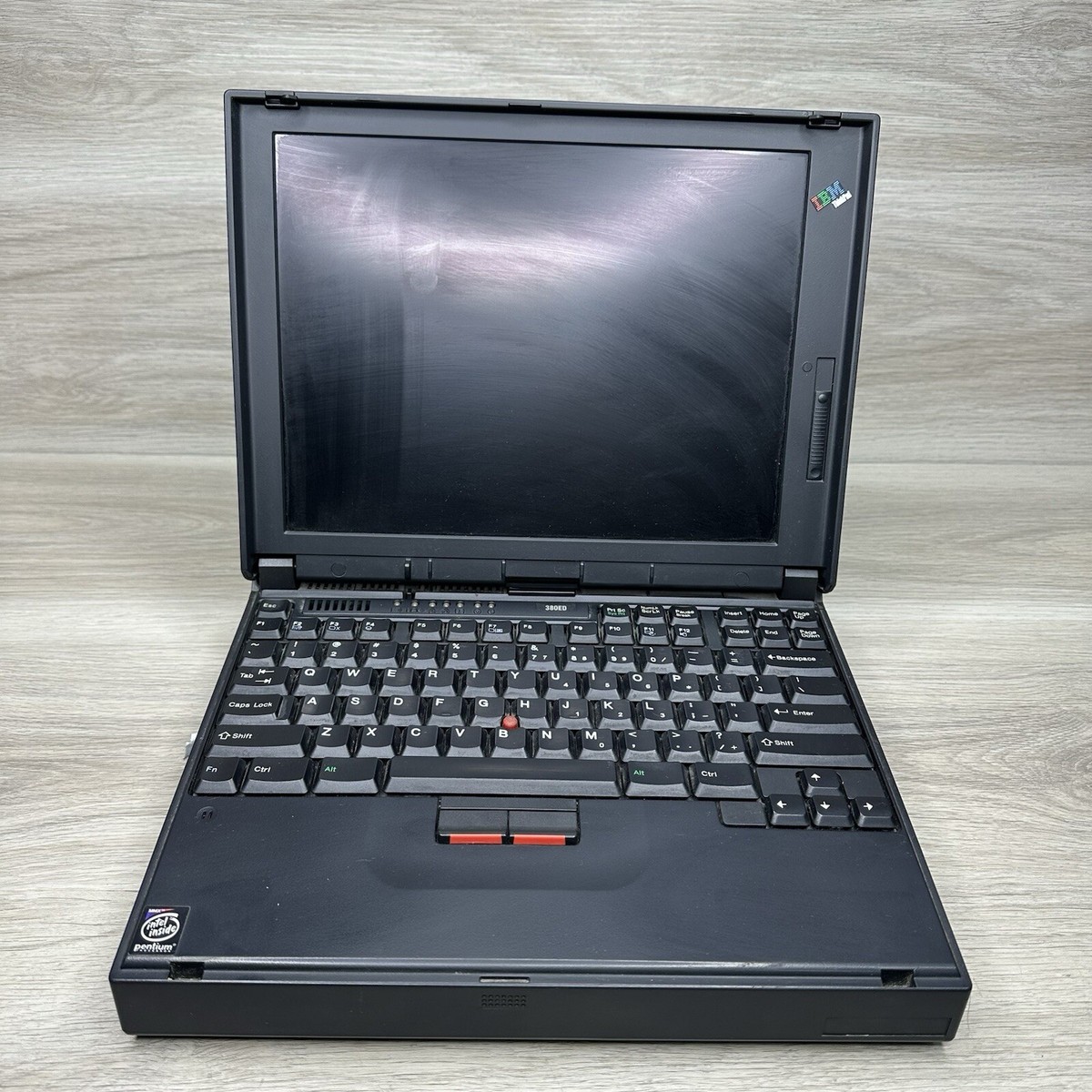 美品　IBM Thinkpad 380ED type 2635 通電確認済み Vintage IBM ThinkPad TYPE 2635 IBM ThinkPad 380 PENTIUM MMX