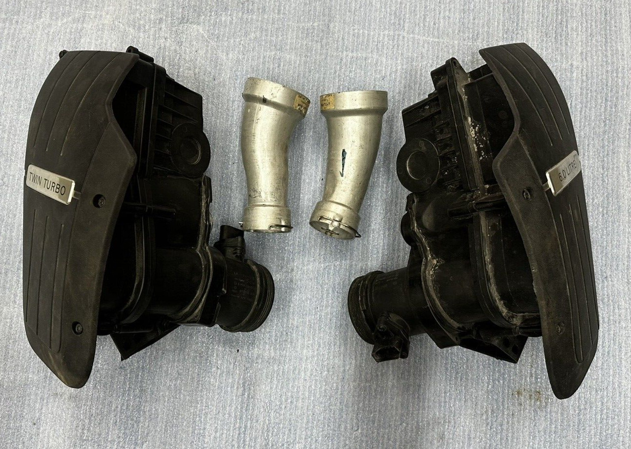 03-12 Bentley Continental GTC GT 6.0L Left Side Air Intake Cleaner Box OEM 62k