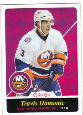 2015-16 O-Pee-Chee Hockey Retro Parallel #467 Travis Hamonic NY Islanders
