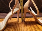 DB Studio Larsa Womens Beige Suede Ankle Strap Party Heels Size 8 Open Toe — photo 6