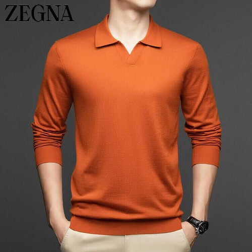 ermenegildozegna Slim solid long sweater for men