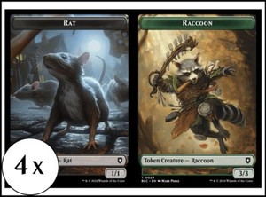 Mtg Bloomburrow Token Set | eBay