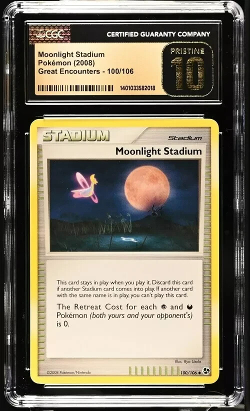 ポケモンカードゲーム moon Graded Pokemon Card - Roaring Moon ex 090/066 - PSA 10