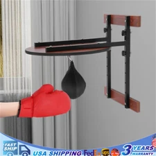 Adjustable Height Boxing Speed Bag Platform Kit Swivel 360° Fitness Training USA