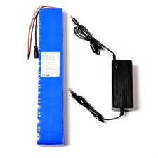 PACCO BATTERIA PILA 36V 12Ah 385x67x38 mm RICARICABILE AL LITIO PER EBIKE H2B2