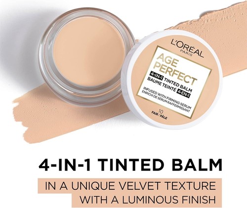 L'Oreal Paris Age Perfect 4-in-1 Tinted Balm - New/Sealed Infused with Serum - Picture 6 of 9