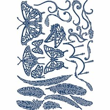 TATTERED LACE Cutting Die - 3D SWALLOWTAIL ACCESSORIES - CARD MAKING METAL DIES