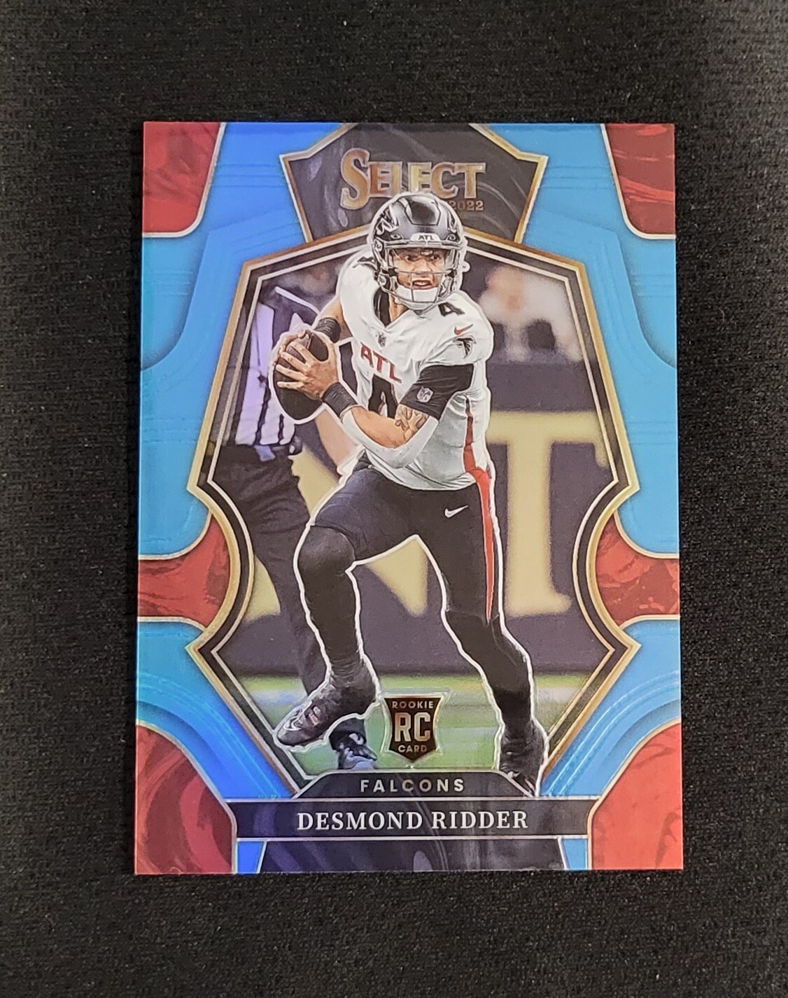 2022 Panini Select Desmond Ridder Rookie Premier Level Light Blue 18/99