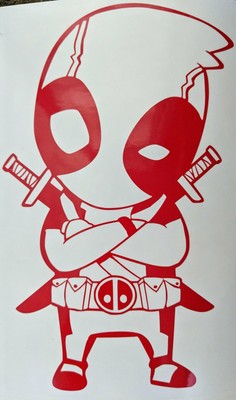 Fallout Deadpool Comic Vinyl decal sticker Marvel Videogame