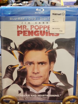 Mr. Poppers Penguins (Blu-ray/DVD, 2011, 3-Disc Set, Includes Digital Copy)