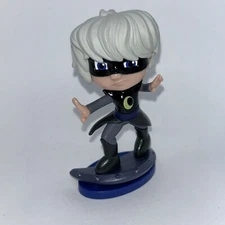 Luna Girl on Luna Board  Plastic Doll Figure - PJ Masks Just Play Frog Box 3"
