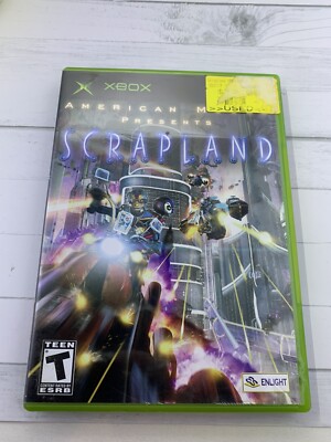American McGee Presents Scrapland Xbox TESTED Fats Shipping