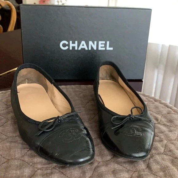 CHANEL Quilted Ballerinas in Beige (39) - More Than You Can Imagine