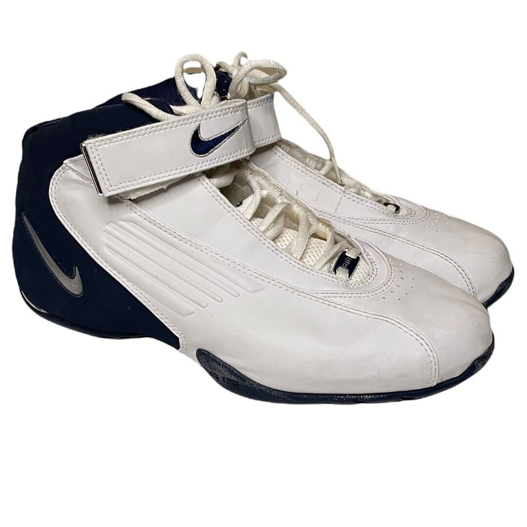 Economic Treason Complex Nike Air Lightning Retro Mid Basketball Sneakers Blue White Men's Size 10.5  | eBay