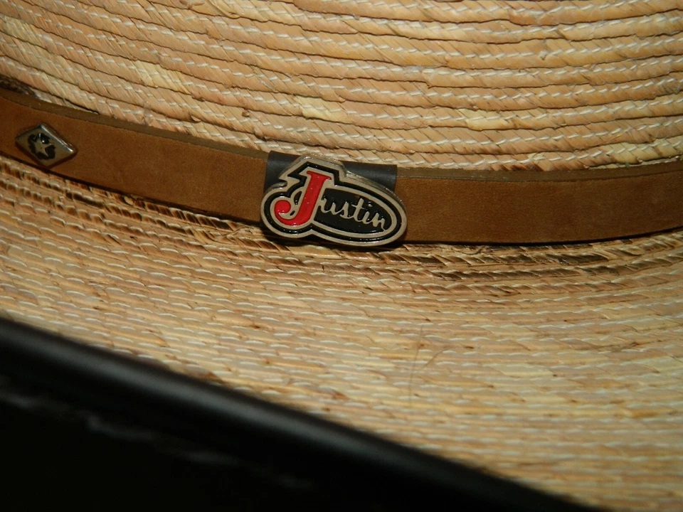 Justin 20X Milano Hat Company Vaquero Western Sombrero de Paja Para Hombre Talla 7", 56 Foto 3 de 4