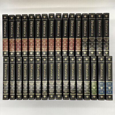 The New Encyclopedia Britannica 15th Edition Full Set 32 Books 1994 + Posted