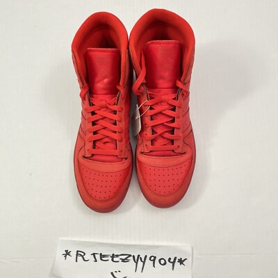 RARE Mens Size 11.5 | Adidas Top Ten Triple Red Leather Hi RARE Mens Size 11.5 | Adidas Top Ten Triple Red Leather Hi