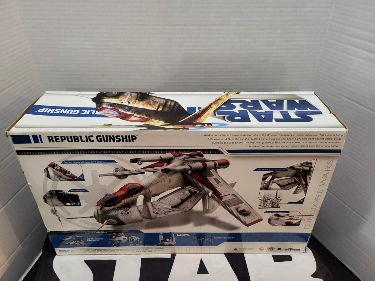 Republic Gunship 2010 STAR WARS The Clone Wars MIB NEW Sealed