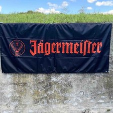J&auml;germeister Banner, Fahne 180x80cm Werbespannband Vollpolyester, unused/OVP