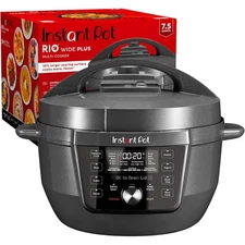 Instant Pot RIO Wide Plus 7.5 Qt 9-in-1 Multi-Cooker XL – Used, No Lid Cover